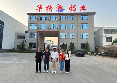 Indian clients visit the factory